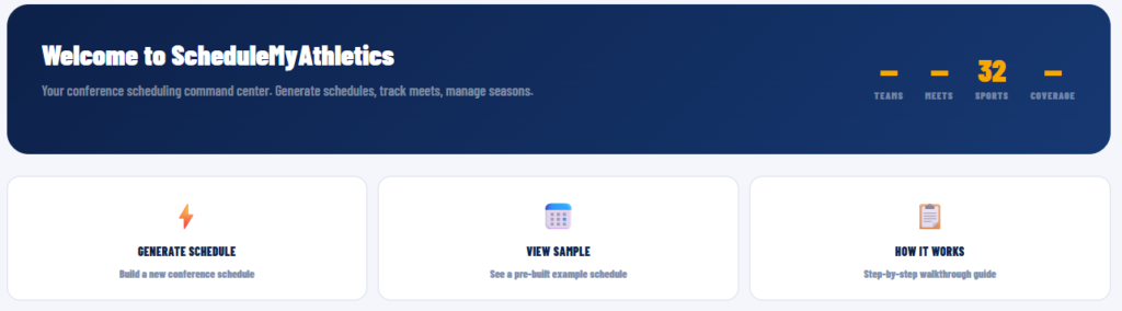 athletic scheduling software for conference schedulers